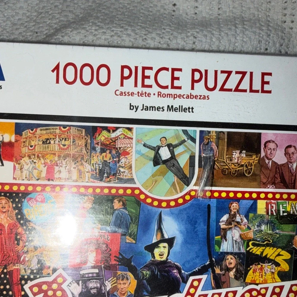 White Mountain Broadway Musical Collage Puzzle